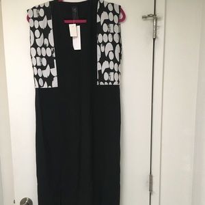 Zero + Maria Cornejo black twill dress size 8